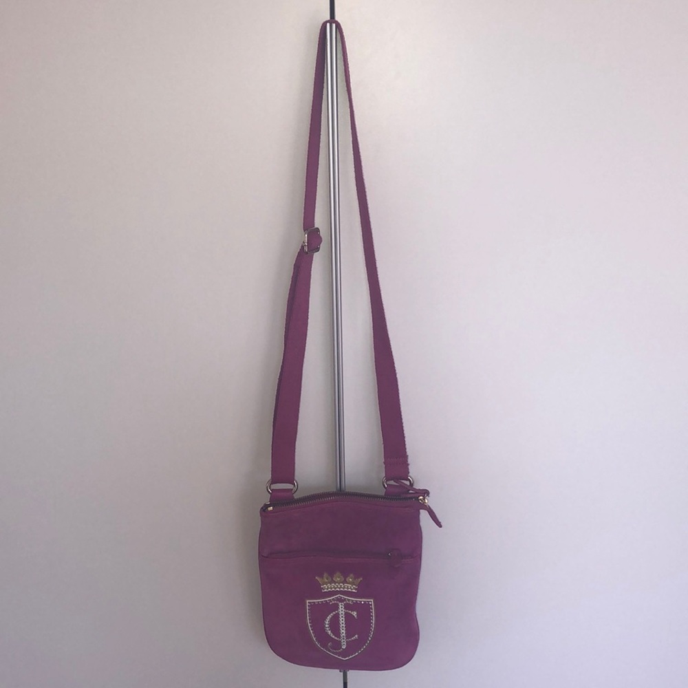 VINTAGE VELVET JUICY COUTURE CROSS BODY